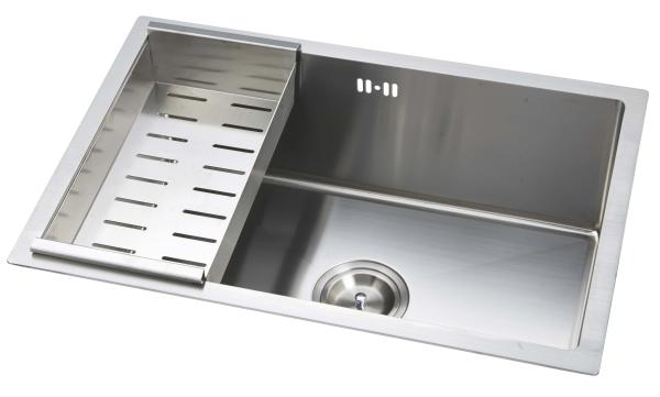 Handmade House Single Bowl Kitchen Sink Stainless Steel Kitchen Sinks With Filter Basket