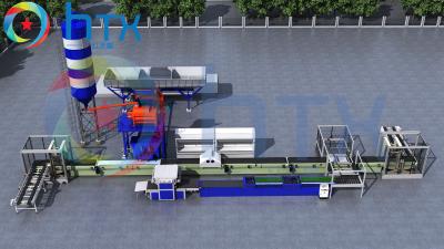 Linha de produção de chapa de quartzo de revestimento de pedra de alimentação artificial totalmente automática