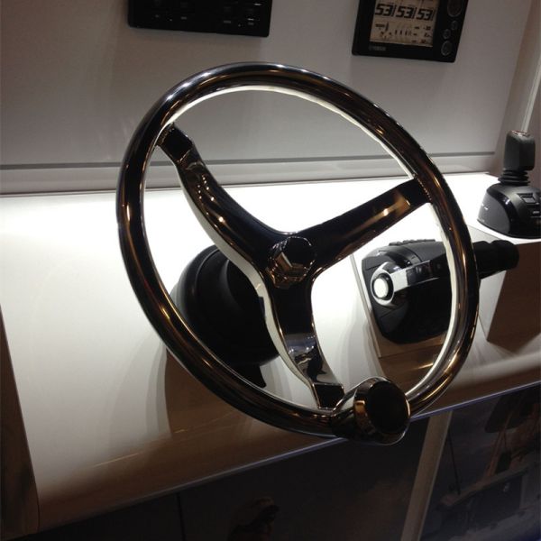 Control Knob Include Stainless Steel Boat Steering Wheel High Wear Resistance