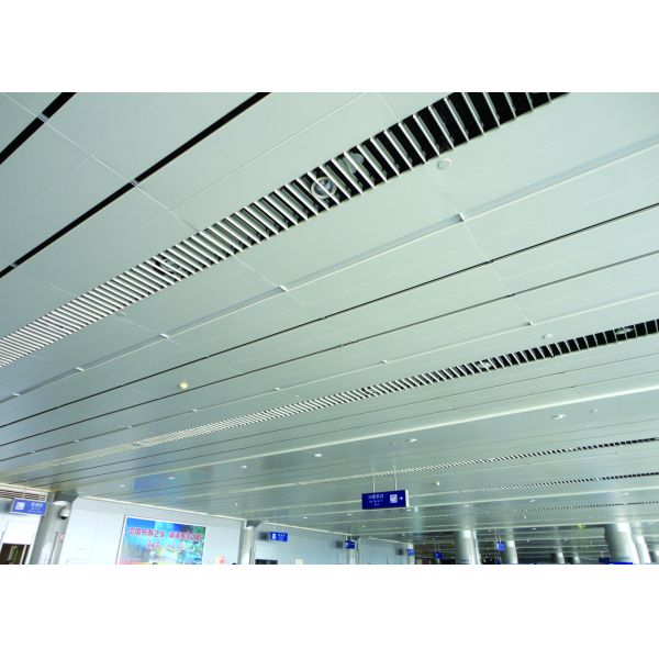 100mm C-Shape Linear Metal Strip Ceiling  Airport Roof Decorated Security