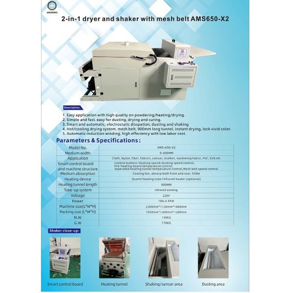 2024 DTF принтер 2 головы i3200 A1 Размер CMYKW чернила и порошкообразователь CE/UKCA/ROHS сертифицированный