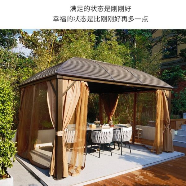 Gazebo en aluminium résistant: votre solution ultime pour la vie en plein air