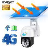 Caméra de réseau 4G extérieure sans fil solaire 4G Smart Alarm PTZ Caméra batterie solaire