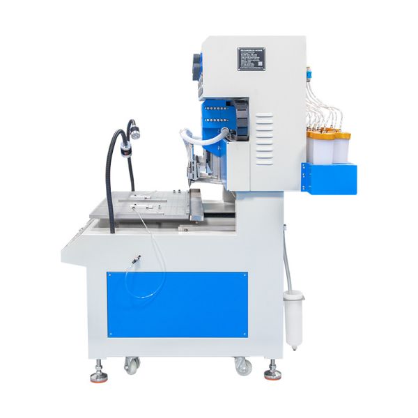 Automatic PVC Label Making Machine 24 Colors Silicone Patch Coin Purse Dripping Machine