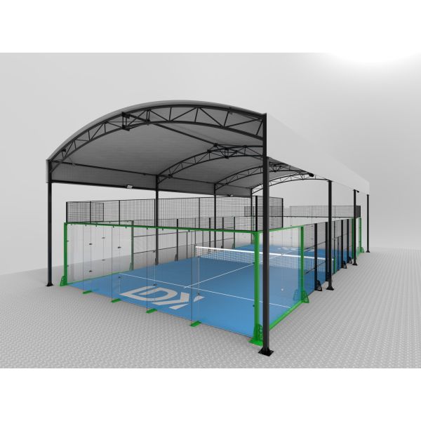 Gimnasio del Centro Deportivo Pista de Pádel Pista de Pádel con Techo