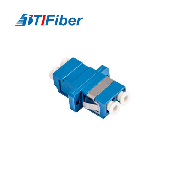 Duplex PC UPC APC LC Fiber Optic Adaptor With Low Insert Loss