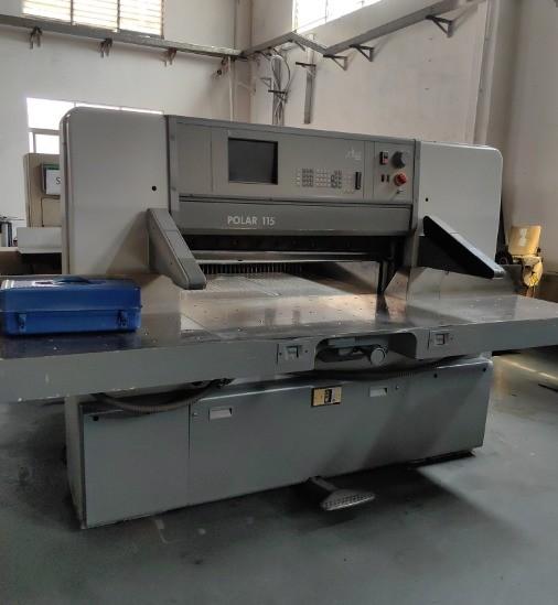 Computerized 45t/m Polar 115cm Paper Guillotine for Fast and Precise Paper Trimming