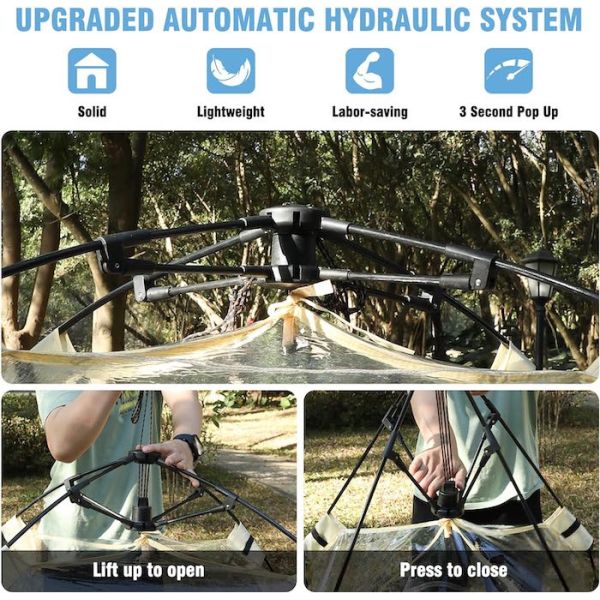 40*69*65Inch UV Protected Pop Up Sports Tents with Mesh Windows Easy Set Up Carrying Bag and Stakes Included