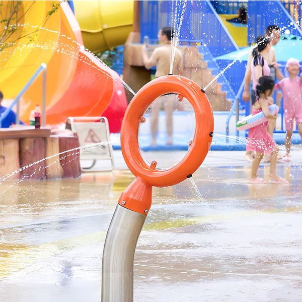  Water Park Fiberglass Steel Aqua Water park Accessories Wave Candy  Commercial Splash Pads
