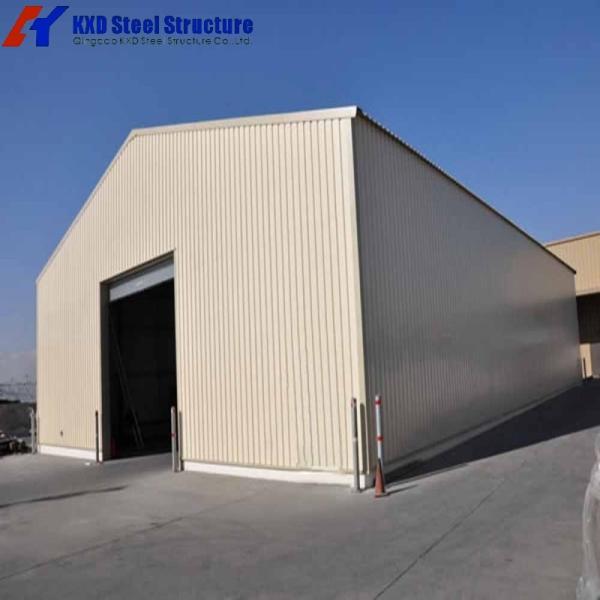 Prefabricado Almacén Taller Hangar de acero Construcción Materiales metálicos industriales Construcción de estructuras de acero