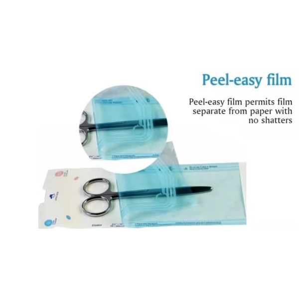 Bolsas de esterilización de diferentes tamaños Bolsas de esterilización de sello dental desechables Bolsa de esterilización