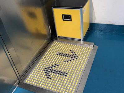 1x2M Dry type Air vaccum Mat Sole cleaning machine for clean room