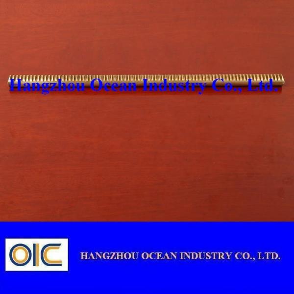 High Strength / High Precision M2.5 Gear Rack With Zinc Coated Process