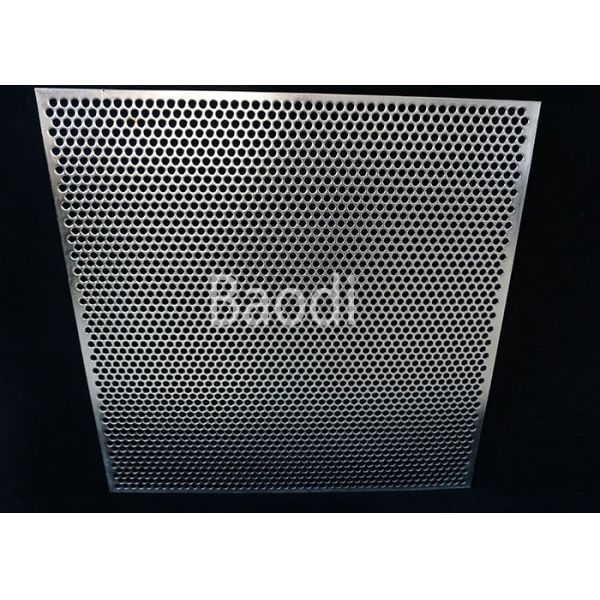 304l 316l Perforated Stainless Steel Mesh Round 0.8mm Hole