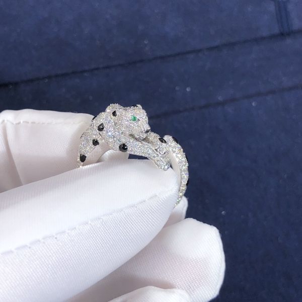 Car Tier High Quality 18K White Gold Ring Jewelry Natural Diamond Engagement Ring