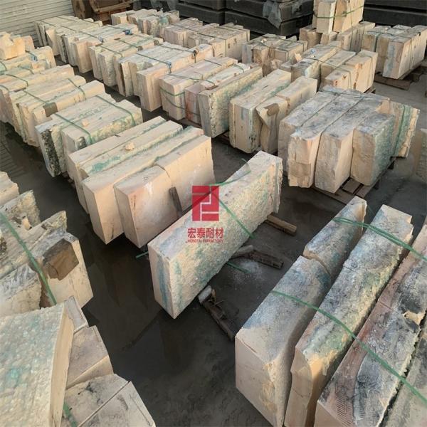 CE Certified Fused Cast Skid Rail Block Refractory Brick for Auto Glass Run Channel