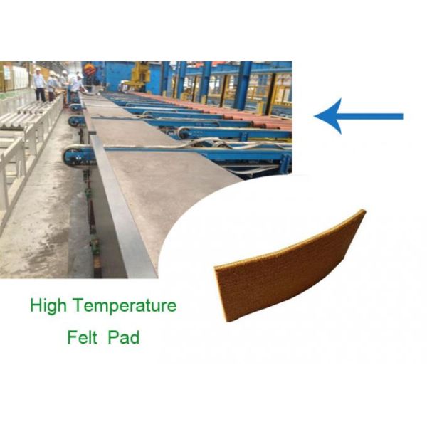 Cooling Tables Aluminum Profile Felt Belt PBO Strip Heat Resistance