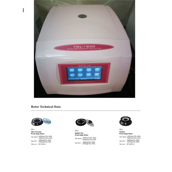 Benchtop Medical Lab Centrifuge