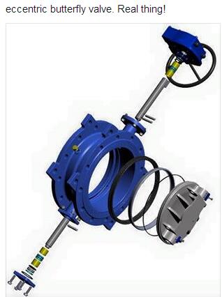 Sewage Butterfly Valves Ductile Iron Seat EPDM Disc GGG50 Stem SS416