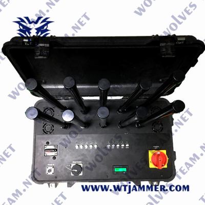 Jammer portáteis do zangão de 600 watts 2.4G 5.8G anti