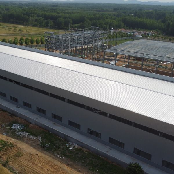 Taller de estructuras prefabricadas de acero galvanizado Q235B Q355B