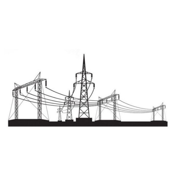 Linha de transmissão transversal de aço galvanizada torre do braço do ângulo