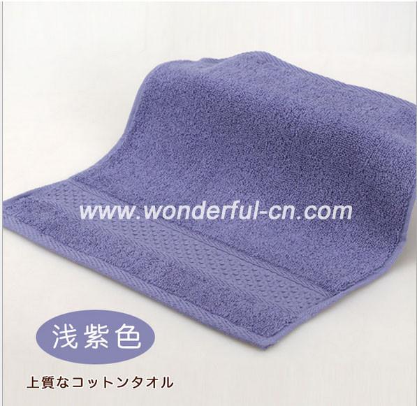 Best quality AZO free cotton terry dobby small red wholesale hand towels