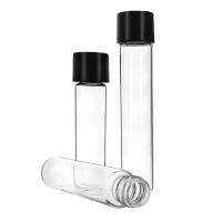 D 22 mm H 116 mm Bouteille haute en verre avec bouchon anti-enfants mat