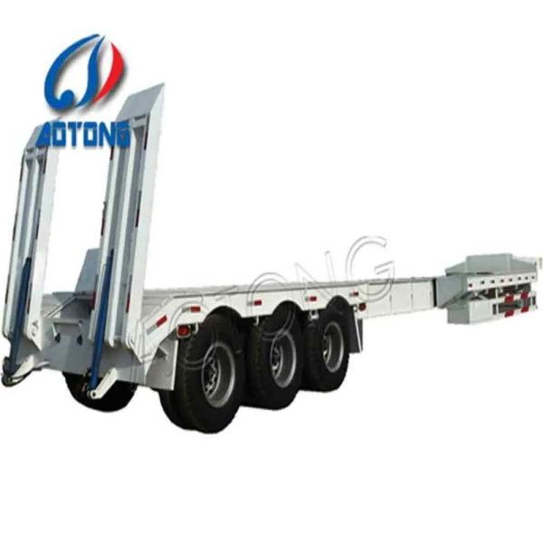 60T Max Carga útil 3-5 eixos 13000mm Remolque desmontável para África