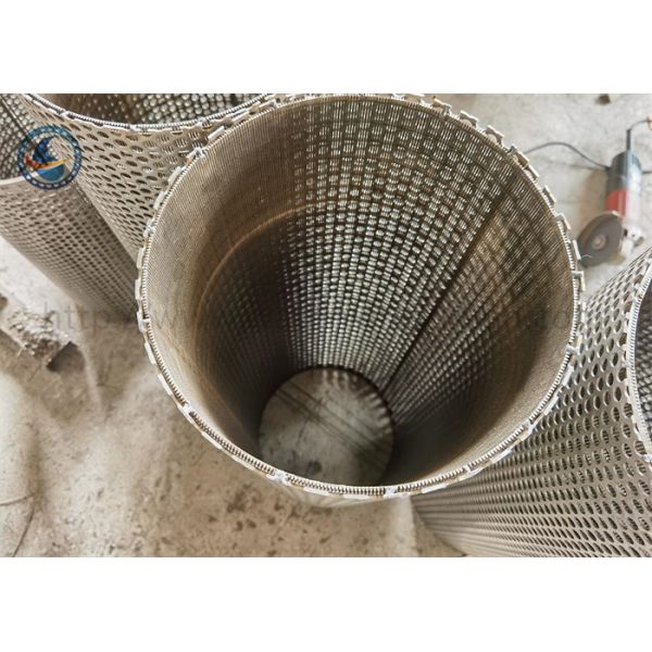 Reverse Back Wash Filter Drum Johnson Wire Screen Slot Cylinder 316l