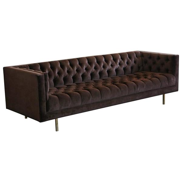European furniture luxury classic recliner Velvet living room sofa with golden metal base
