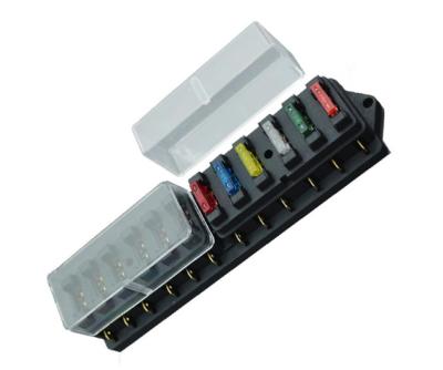 Marine 40A Circuit Fuse Block 12 Slots Fuse Box Holder 42mm