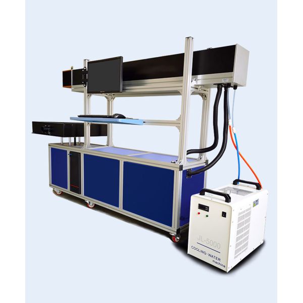 80W 100W 130W CO2 Galvo Laser Marking Machine for Glass Tube Ceramics Crystal Engraving