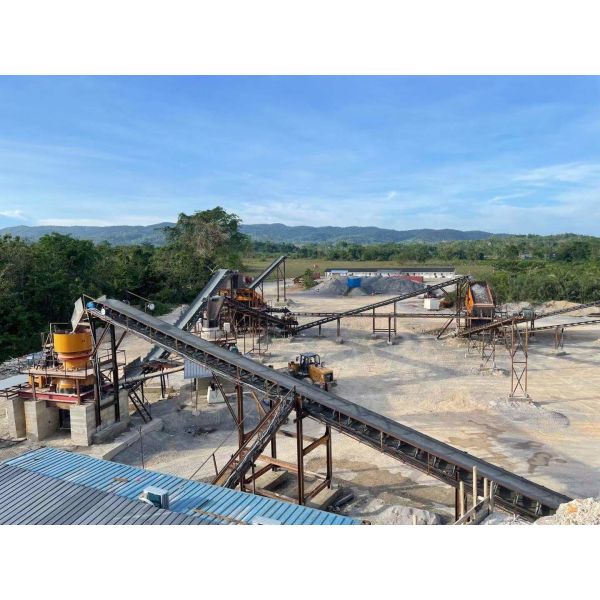 дробилка челюсти конвейерной ленты задавливая и экранируя завода угля 500t/H