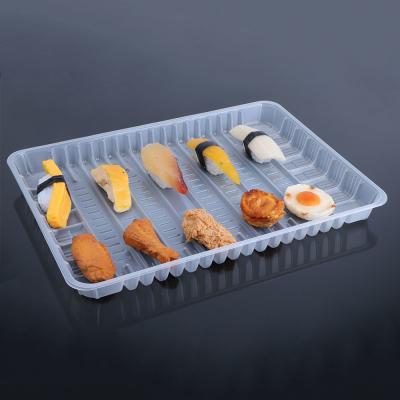Bandeja descartável do compartimento dos Pp 35*25*3cm do produto comestível