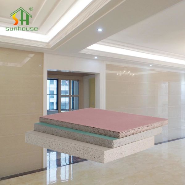 Promotion Knauf Good Flatness Mildew-Resistant Gypsum Board With Modern Decoration Used For Plaster Ceiling