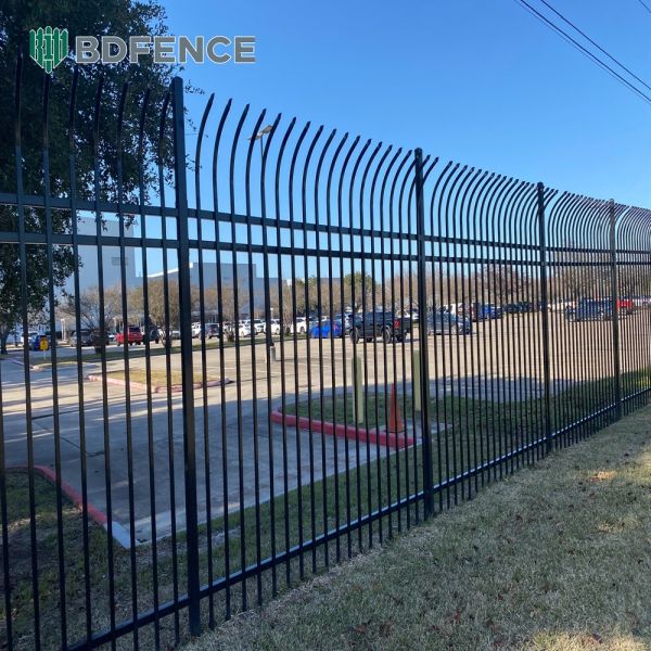 Weatherproof Tubular Steel Fence All-Season