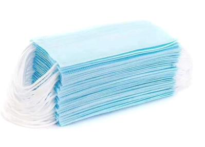 Fluid Resistant Non Woven Disposable Mouth Mask  Low Respiratory Resistance