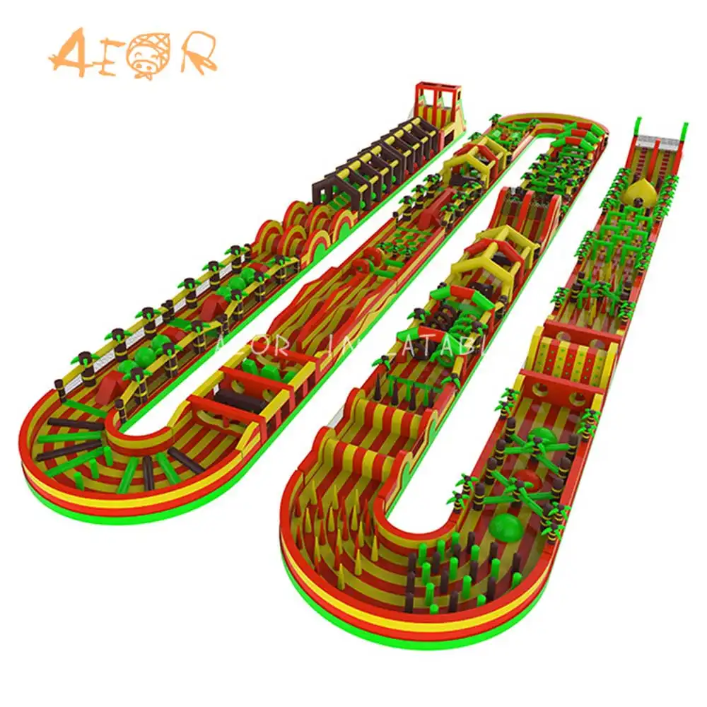 Commercial Inflatable Obstacle Adult Competition Inflatable Obstacle Course Team Activity Challenge Inflatable Obstacle