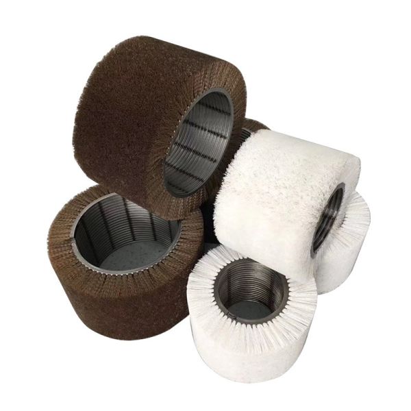 Steel Plate Rust Removal And Deburring Steel Wire Brush Roller