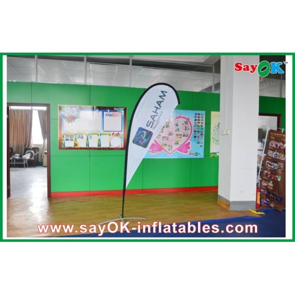 Перо флага Teardrop Advertsing подгонянное при логос печатая h 2.5m