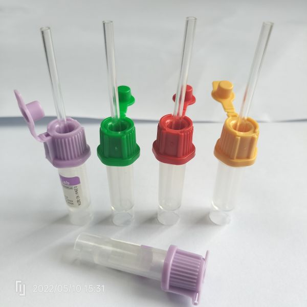 Трубка 0.5ml PP собрания крови Vacuum гепарина микро- 8*45mm для одиночной пользы