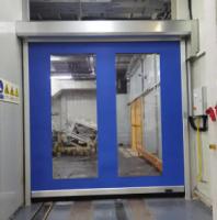 Operação de alta frequência rápida de alta velocidade Windproof do isolamento 800N das portas do rolo do furacão