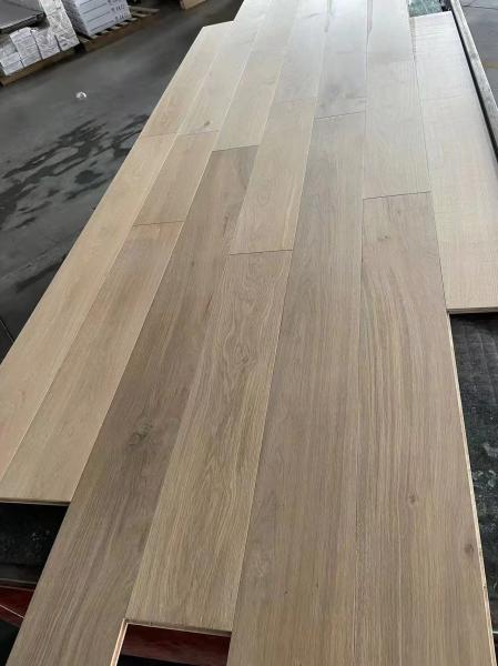 White Oiled & Smoked French Oak Engineered Wood Flooring to UK