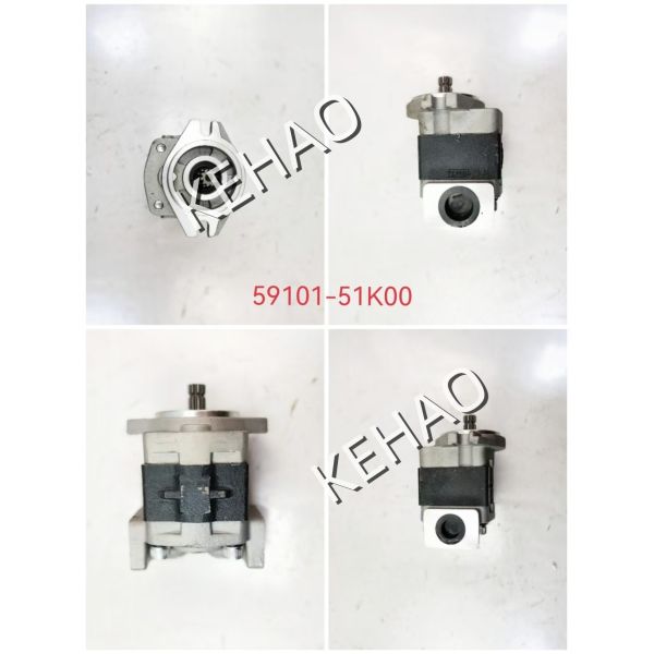 59101-51K00 Hydraulic Gear Pump High Quality Steering and Power device Max Pressure 250 bar Hydraulic Spare Parts Used in Heavy Machinery