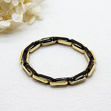 Encante a cavidade do bracelete da pulseira dos homens do tênis deixa joia frisada dos braceletes
