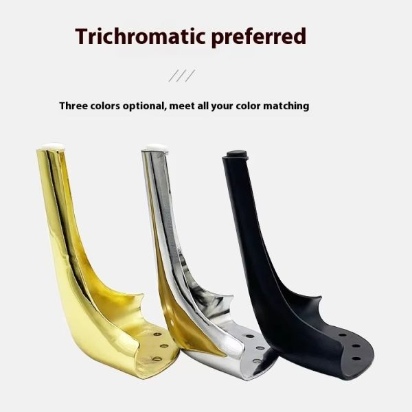 Modern Luxury Black Chrome Steel Sofa Legs Side Bedside TV Stand Feet Restaurant Hotel Living Room Bedroom School Metal Iron