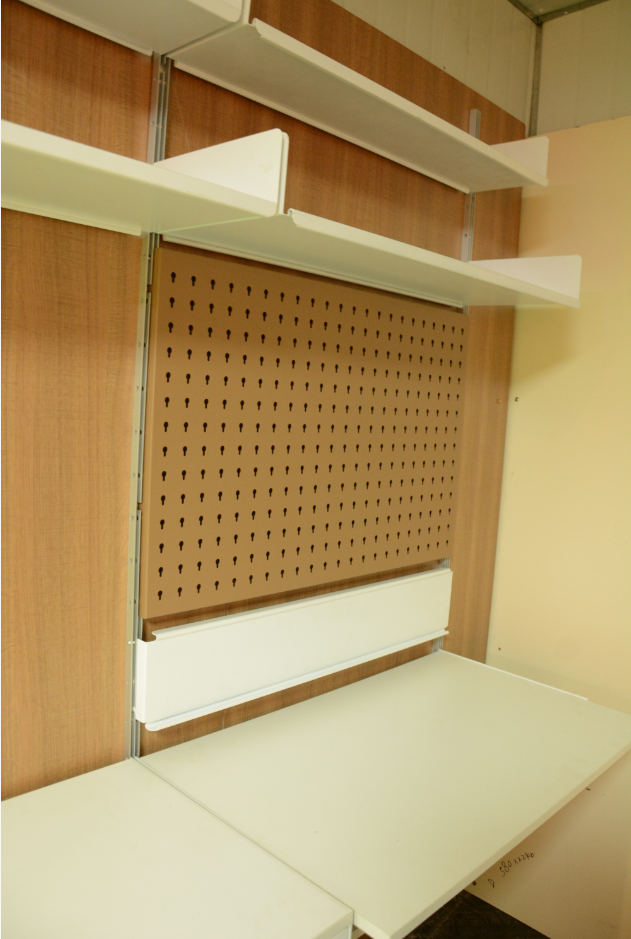 Custom Size Flexible Detachable Metal Magnetic Height Adjustable 5-layer Standing Storage Rack for Bookshelves and Desk Racks