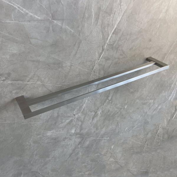 cremalheira dobro escovada da barra de toalha das barras de toalha do banheiro SUS304 de 62.5cm