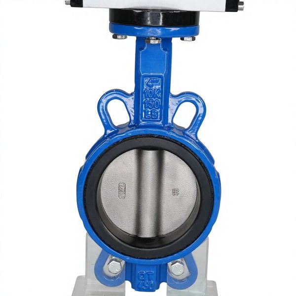 Pneumatic Wafer Butterfly Valve EPDM Seal for High Temperature Oil Water Gas Control